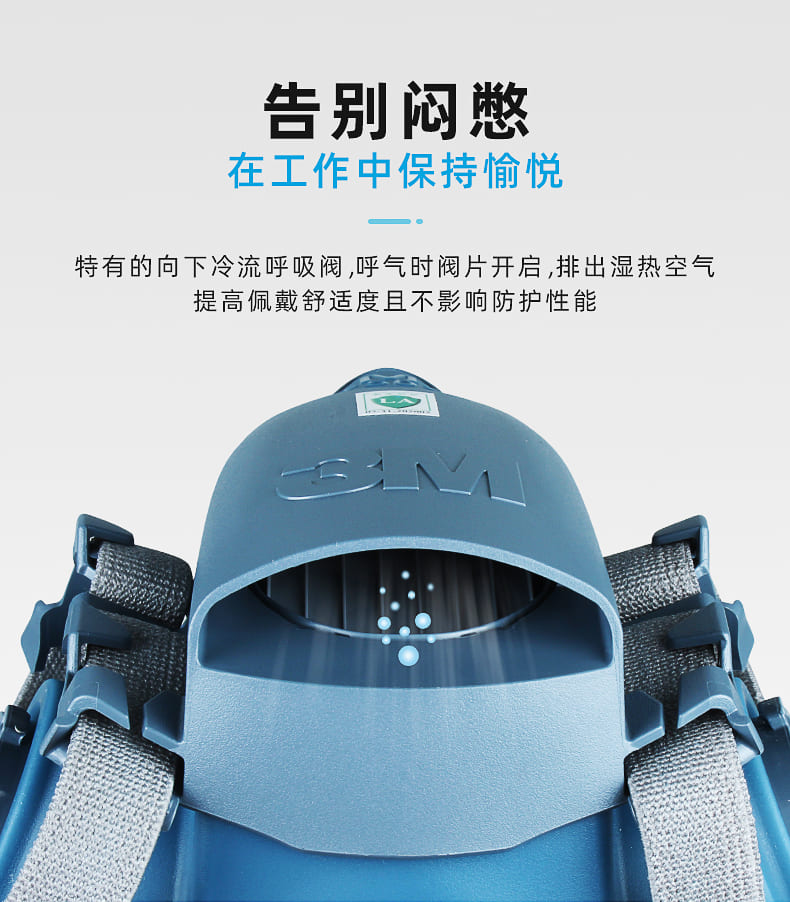 3M 7502 双滤盒半面罩 (中号)